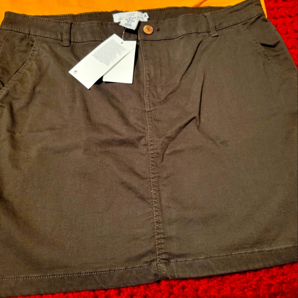 L.O.G.G. dark brown skirt.